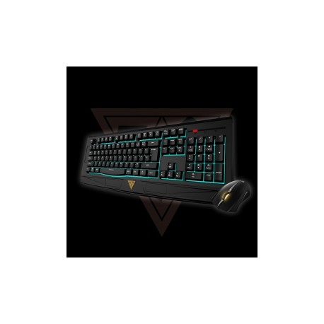 Kit Gamer de Teclado y Mouse Gamdias Ares 7 Color Combo Incluye Ares