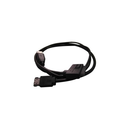 Alpha & Omega Comp. Cable eSATA Macho - SATA Macho, 80cm, Negro