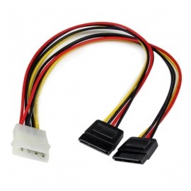 StarTech.com Cable de Alimentación en Y, 12, 2x SATA, 30cm