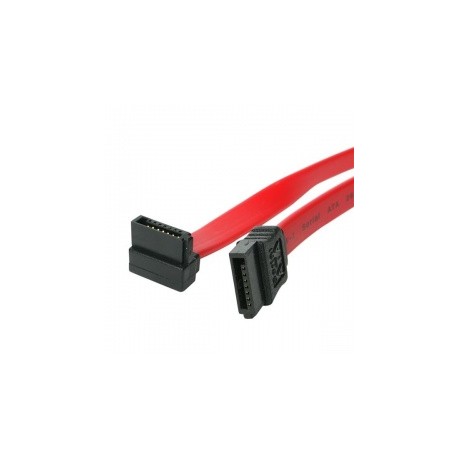 StarTech.com Cable SATA en Ángulo Recto, 45cm, Rojo