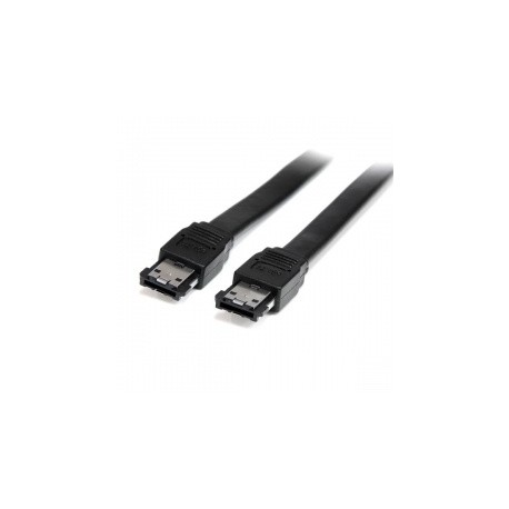 StarTech.com Cable eSATA Externo Blindado Macho - Macho, 1.83 Metros, Negro