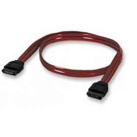 Manhattan Cable SATA-SATA, 50cm, Rojo