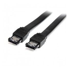 StarTech.com Cable eSATA Externo Blindado Macho - Macho, 1.83 Metros, Negro