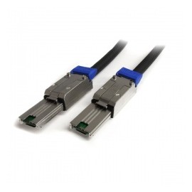 StarTech.com Cable Mini-SAS SFF-8088 Macho - SFF-8088 Macho, 3 Metros, Negro