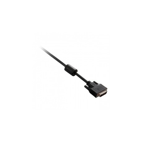 V7 Cable DVI Macho - DVI Macho, 1.8 Metros, Negro