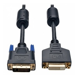 Tripp Lite Cable DVI-D Macho - DVI-D Hembra, 3.05 Metros, Negro