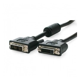 StarTech.com Cable DVI-D Macho - DVI-D Hembra, 1.8 Metros, Negro