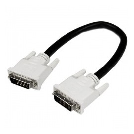 StarTech.com Cable para Monitor DVI-D Macho - DVI-D Macho, 30cm, Negro