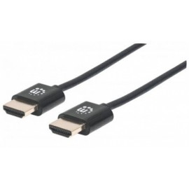 Manhattan Cable HDMI Macho - HDMI Macho, 1 Metro, Negro