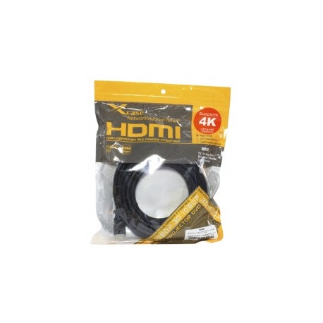 X-Case Cable HDMI Macho - HDMI Macho, 3 Metros, Negro