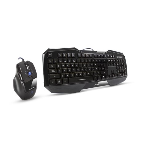 Kit Gamer de Teclado y Mouse Acteck GK-101, Alámbrico, USB, Negro