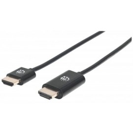 Manhattan Cable Ultradelgado HDMI Macho - HDMI Macho, 4.5 Metros, Negro