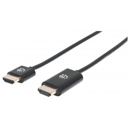 Manhattan Cable Ultradelgado HDMI Macho - HDMI Macho, 4.5 Metros, Negro