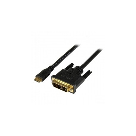 StarTech.com Adaptador Cable Conversor Mini HDMI - DVI-D para Tablet y Cámara, 2 Metros