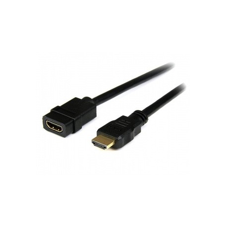 StarTech.com Cable HDMI Macho - HDMI Hembra, 2 Metros, Negro