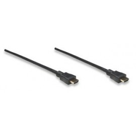 Manhattan Cable HDMI de Alta Velocidad, HDMI Macho - HDMI Macho, 3D, 22.5 Metros, Negro