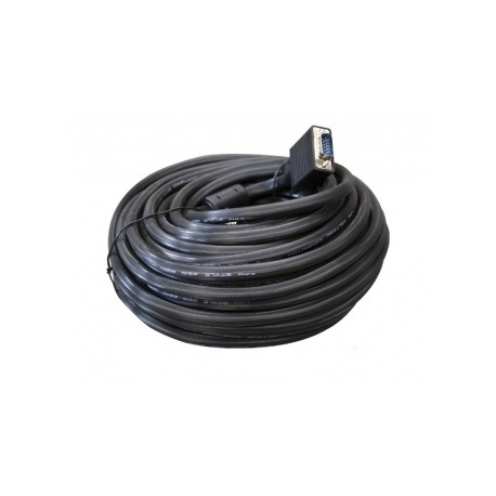 Enson Cable VGA (D-Sub) Macho - VGA (D-Sub) Macho, 20 Metros, Negro