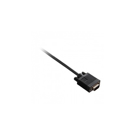 V7 Cable VGA (D-Sub) Macho - VGA (D-Sub) Macho, 3 Metros, Negro