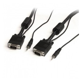 StarTech.com Cable VGA (D-Sub)  3.5mm Macho, 9.1 Metros, Negro