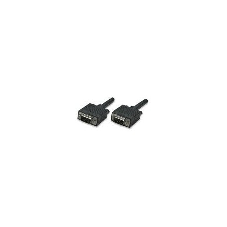 Manhattan Cable para Monitor SVGA 8mm, VGA (D-Sub) Macho - VGA (D-Sub) Macho, 4.5 Metros, Negro