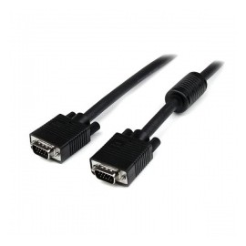 StarTech.com Cable Coaxial de Video VGA para Pantalla de Alta Resolución, 2x VGA (D-Sub) Macho, 6 Metros, Negro