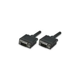 Manhattan Cable para Monitor SVGA 8mm, VGA (D-Sub) Macho - VGA (D-Sub) Macho, 1.8 Metros