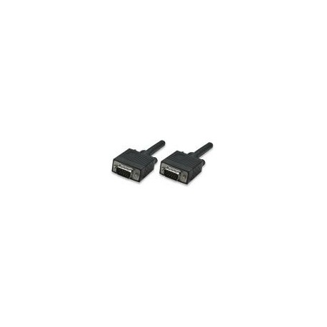 Manhattan Cable para Monitor SVGA 8mm, VGA (D-Sub) Macho - VGA (D-Sub) Macho, 1.8 Metros