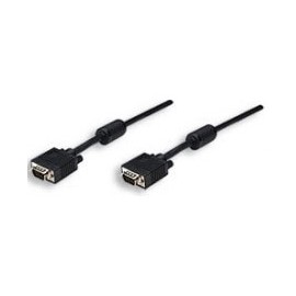 Manhattan Cable de Video para Monitor SVGA, VGA (D-Sub) Macho - VGA (D-Sub) Macho, 11 Metros, Negro