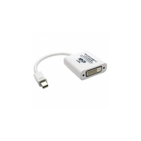 Tripp Lite Cable Mini DisplayPort Macho - DVI-D Hembra, 15cm, Blanco