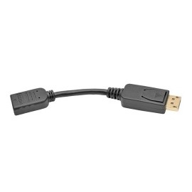 Tripp Lite Cable DisplayPort Macho - HDMI Hembra, 15cm, Negro