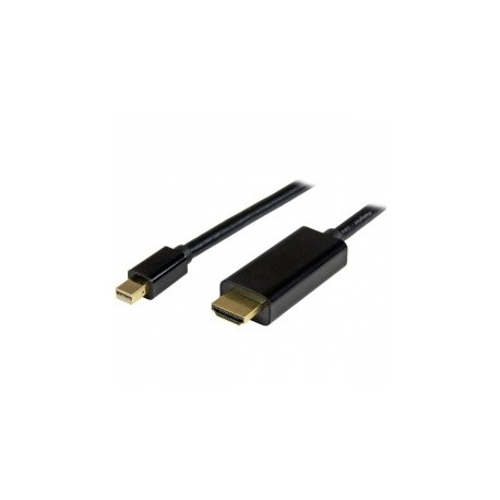 StarTech.com Cable Convertidor Mini DisplayPort - HDMI, Ultra HD 4K, 1 Metro, Negro