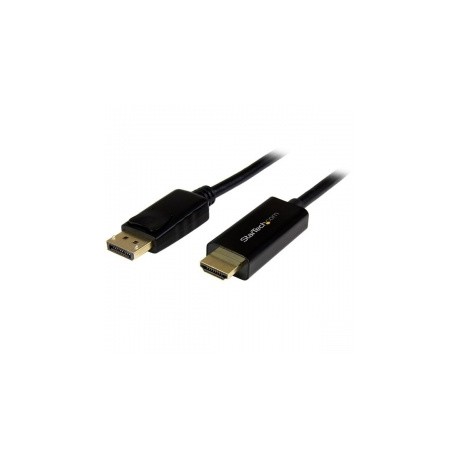 StarTech.com Cable Convertidor DisplayPort - HDMI, 2 Metros, Negro