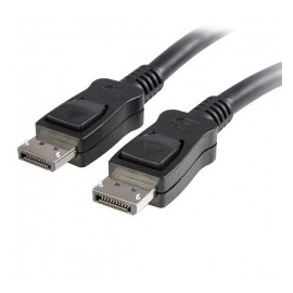 StarTech.com Cable con Cierre de Seguridad, DisplayPort Macho - DisplayPort Macho, 6 Metros, Negro