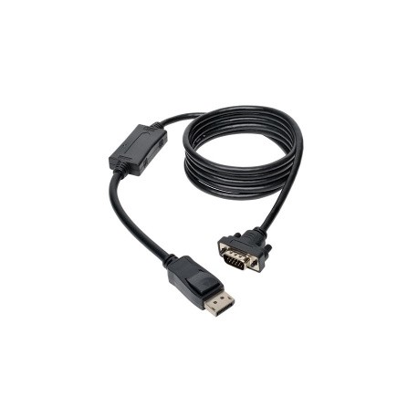 Tripp Lite Cable DisplayPort Macho - VGA Macho, 1.83 Metros, Negro