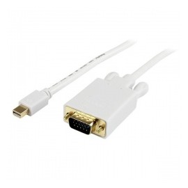 StarTech.com Cable Mini DisplayPort Macho - VGA (D-Sub) Hembra, 1.8 Metros, Blanco