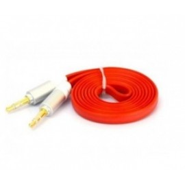 Naceb Cable 3.5mm Macho - 3.5mm Macho, 1 Metro, Rojo