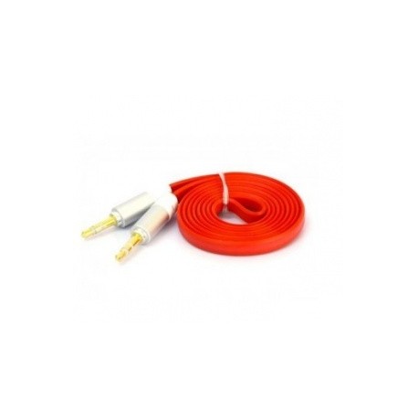 Naceb Cable 3.5mm Macho - 3.5mm Macho, 1 Metro, Rojo