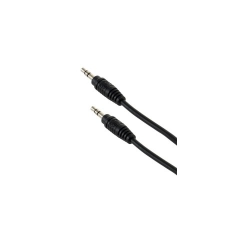 GE Cable Auxiliar 3.5 mm Macho - 3.5 mm Macho, 1.82 Metros, Negro