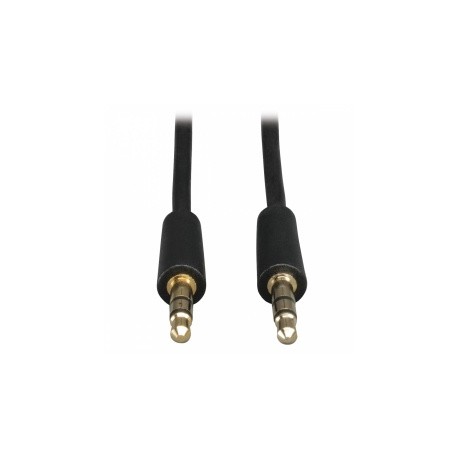 Tripp Lite Cable 3.5mm Macho - 3.5mm Macho, 4.57 Metros, Negro