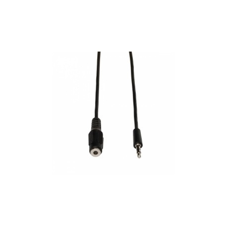 Tripp Lite Cable 3.5mm Macho - 3.5mm Hembra, 3 Metros, Negro