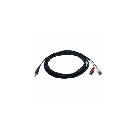 Tripp Lite Cable 3.5mm Macho - RCA Macho, 1.83 Metros, Negro