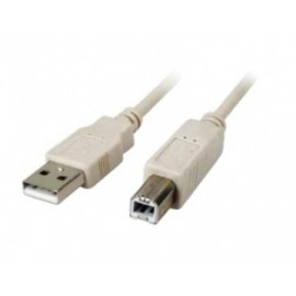 Xtech Cable USB A Macho - USB B Macho, 1.82 Metros, Blanco