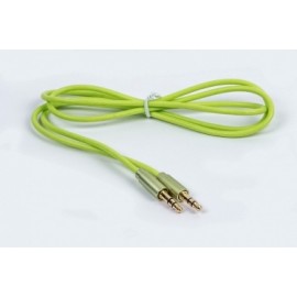 Naceb Cable 3.5mm Macho - 3.5mm Macho, 1 Metro, Verde