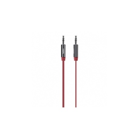 Belkin Cable 3.5mm Macho - 3.5mm Macho, 90cm, Rojo