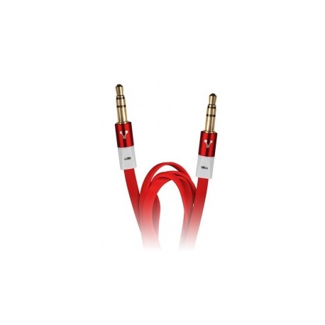 Vorago Cable 3.5mm Macho - 3.5mm Macho, 1.5 Metros, Rojo