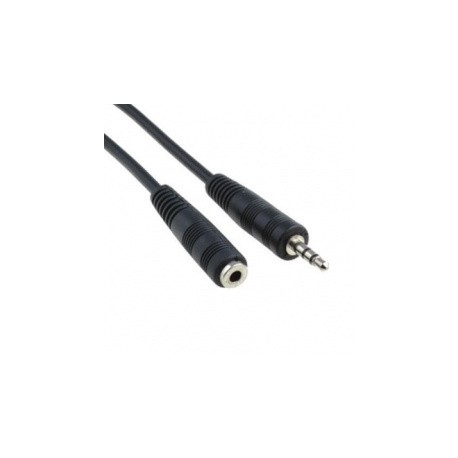 Data Components Cable 3.5mm Macho - 3.5mm Hembra, 7.5 Metros, Negro