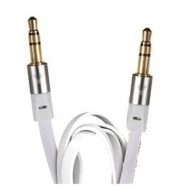 Vorago Cable 3.5mm Macho - 3.5mm Macho, 1.5 Metros, Blanco