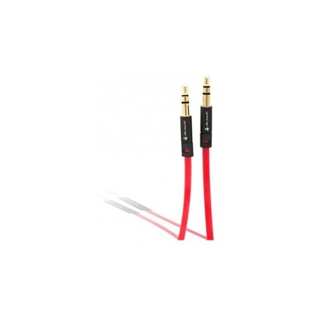 Acteck Cable 3.5mm Macho - 3.5mm Macho, 1.8 Metros, Rojo