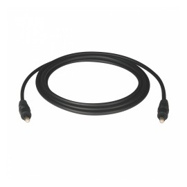 Tripp Lite Cable Óptico Digital de Audio SPDIF Toslink Macho - Toslink Macho, 4 Metros, Negro