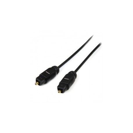 StarTech.com Cable Toslink Macho - Toslink Macho, 3 Metros, Negro